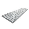 Cherry KC 6000C Ultra Flat USB-C Wired Keyboard for Mac - Silver