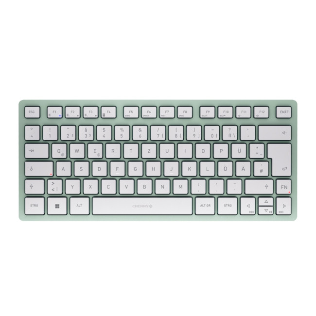 Cherry KW 7100 MINI BT Bluetooth 5.1 Wireless Compact Keyboard - Green