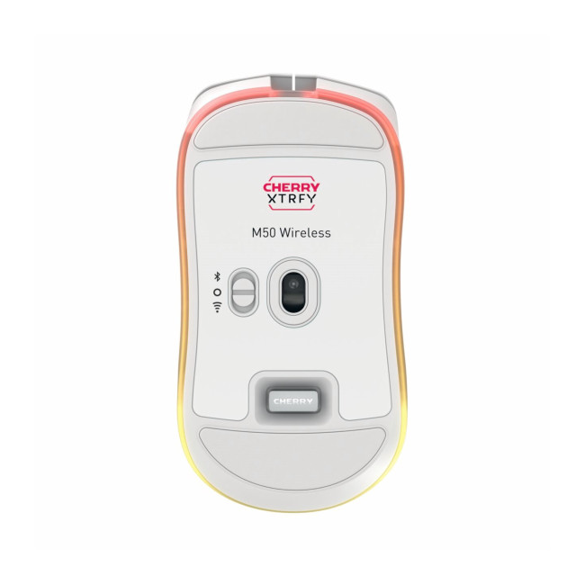 Cherry XTRFY M50 12000 DPI Wireless Optical RGB Gaming Mouse - White