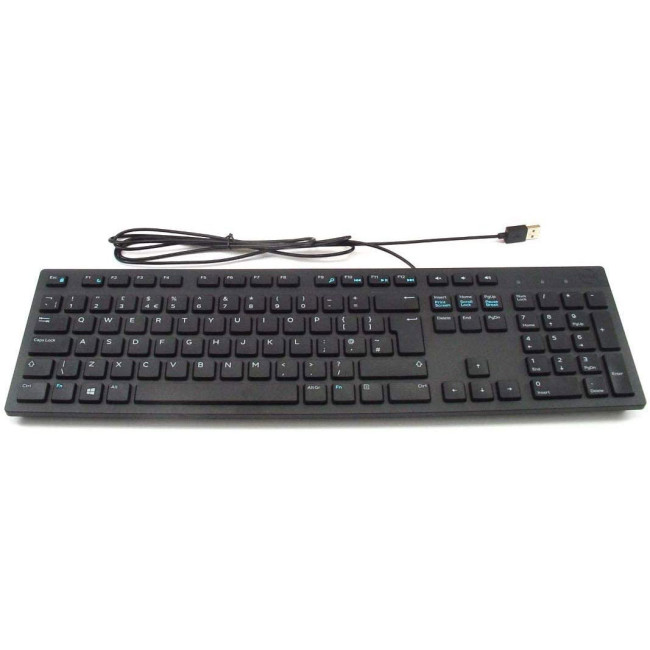 New Open Box Dell KB216 Multimedia USB Traditional Keyboard, UK QWERTY Layout - KB216-BK-UK