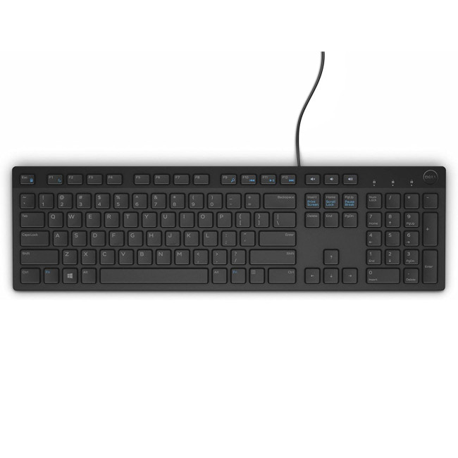 New Open Box Dell KB216 Multimedia USB Traditional Keyboard, UK QWERTY Layout - KB216-BK-UK