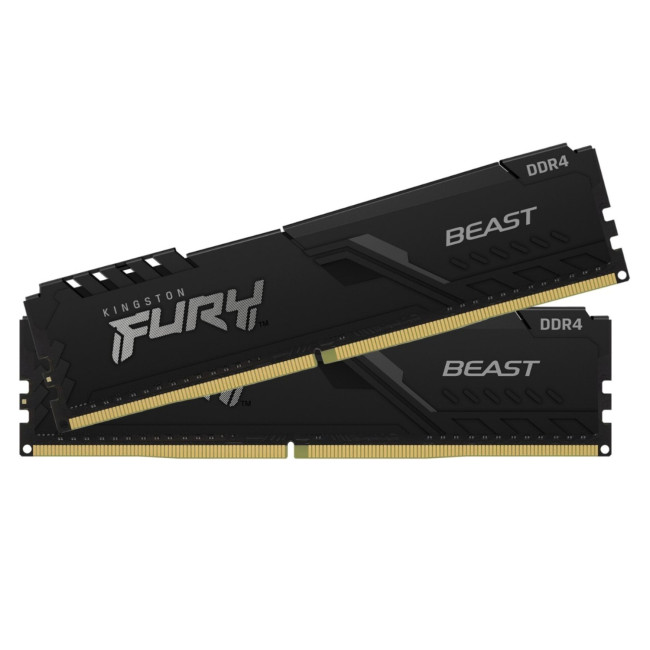 Kingston Technology FURY 16GB 3600MT/s DDR4 CL17 DIMM (Kit of 2) Beast Black