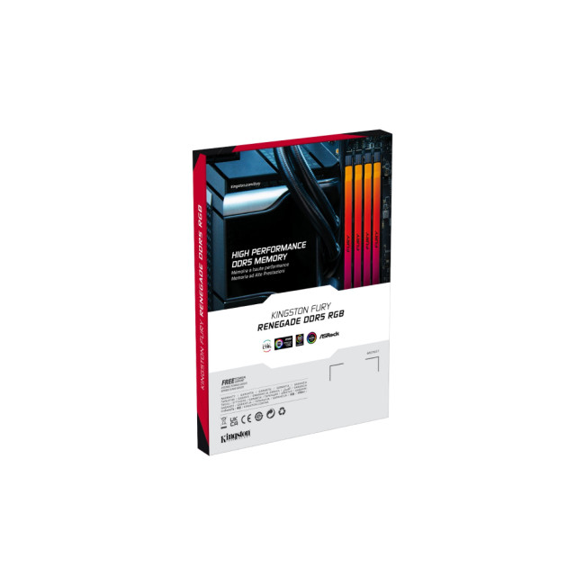 Kingston Technology FURY Renegade RGB XMP KF564C32RSA-32 32GB (1 x 32GB) 6400M DDR5 Desktop RAM