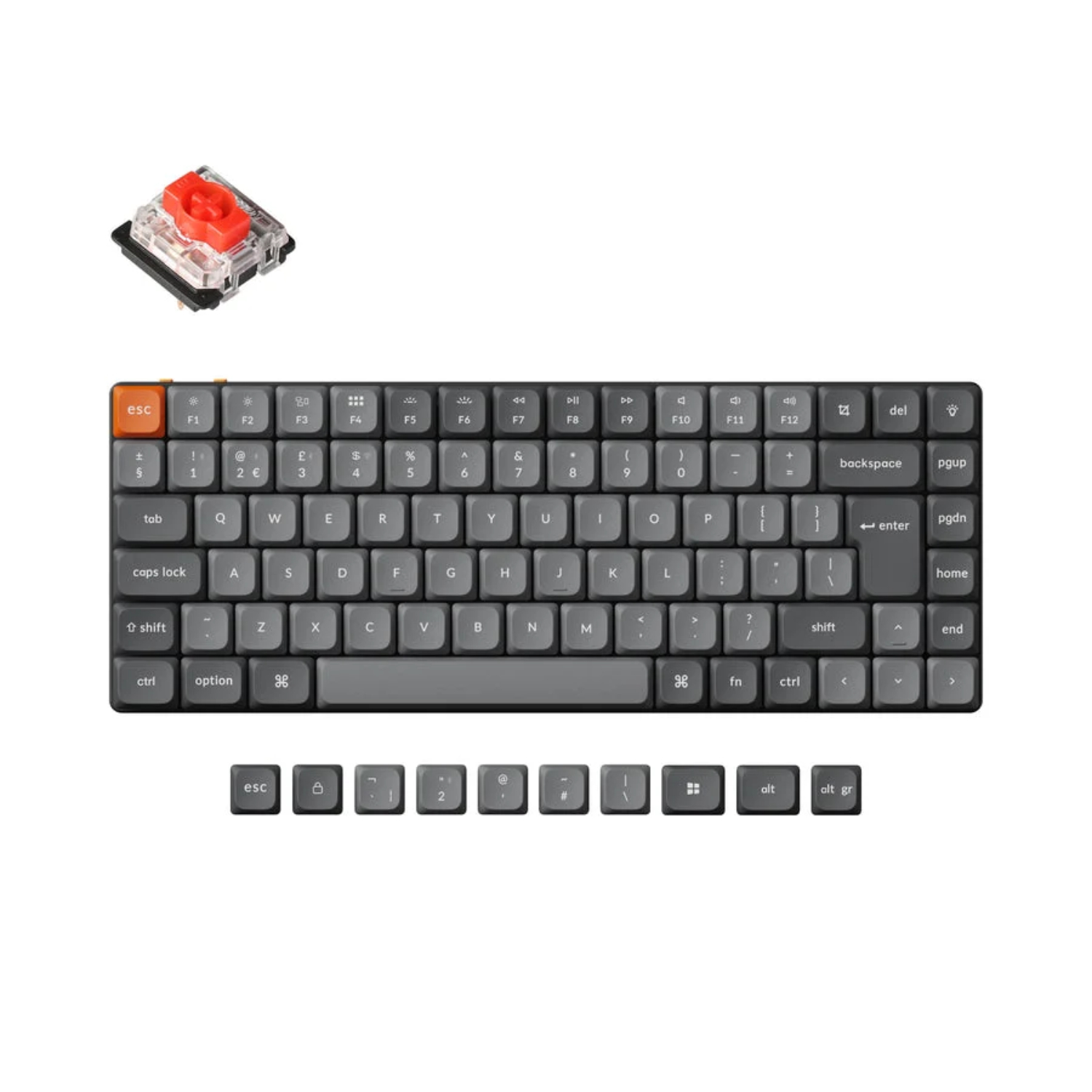 Keychron Red/Blue/Brown K3 Max Keyboard Gaming Usb + Rf Wireless + Tooth Qwerty U - Image 5