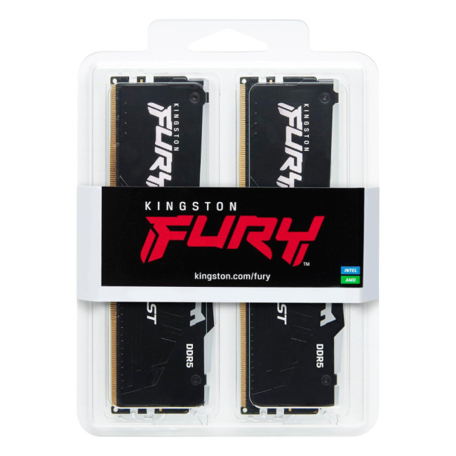 Kingston FURY Beast KF556C36BBEK2-16 16GB (2 x 8GB) 5600 Mhz DDR5 Desktop Memory