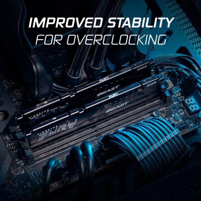 Kingston FURY Beast KF560C36BBE2K2-32 32GB (2 x 16GB) 6000 MHz DDR5 Desktop Memory