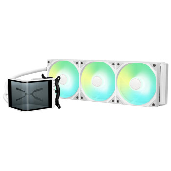 TRYX PANORAMA 360mm ARGB 3D Amoled AIO Liquid CPU Cooler - White