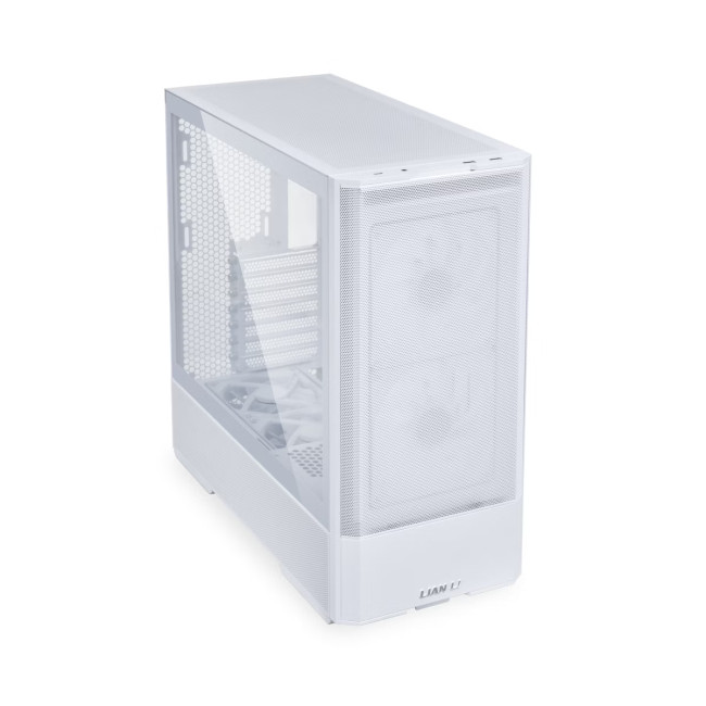 Lian Li Lancool 207RW Tempered Glass Mid Tower Gaming PC Case - White