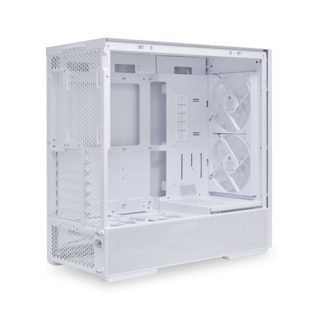 Lian Li Lancool 207RW Tempered Glass Mid Tower Gaming PC Case - White