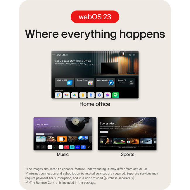 LG 27U511SA 27" Full HD 100Hz 5ms IPS Smart Monitor with WebOS and Speakers