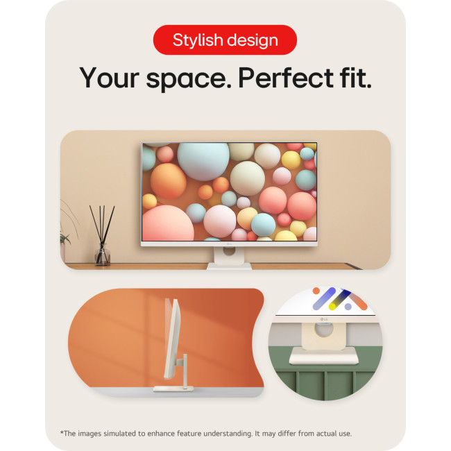 LG 27U511SA 27" Full HD 100Hz 5ms IPS Smart Monitor with WebOS and Speakers