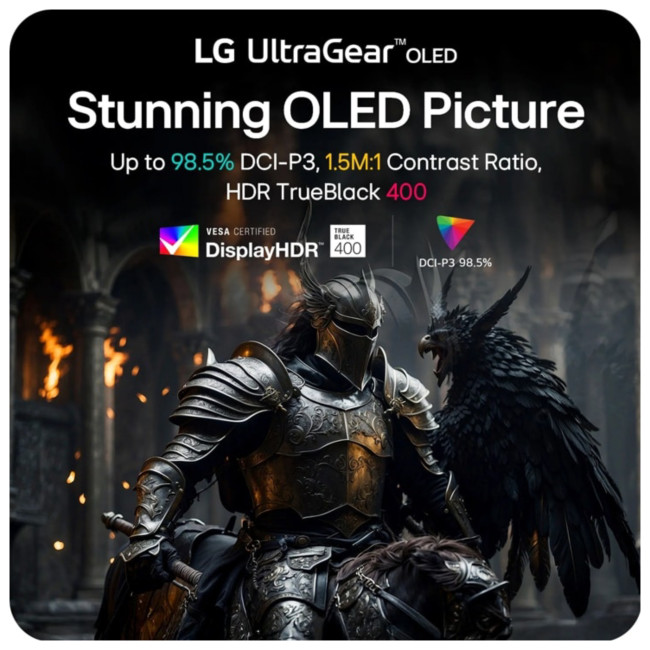 LG 39GX900A-B 39" Ultrawide Curved OLED Quad HD Height Adjustable Monitor with Speakers