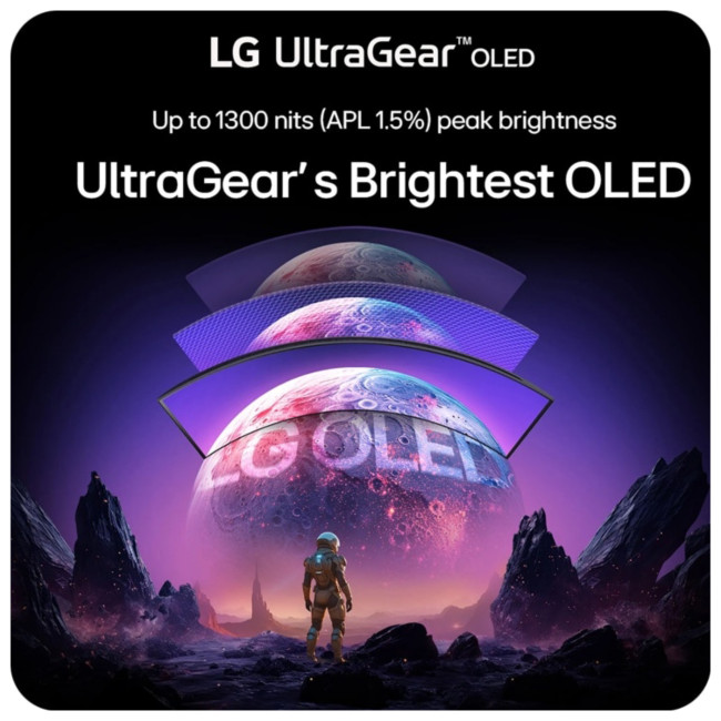 LG 39GX900A-B 39" Ultrawide Curved OLED Quad HD Height Adjustable Monitor with Speakers