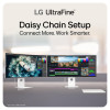 LG 40U990A-W 40" IPS Curved Ultrawide 5K2K Thunderbolt Height adjustable Monitor with Speakers