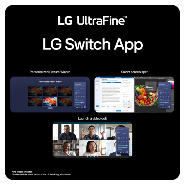 LG 40U990A-W 40" IPS Curved Ultrawide 5K2K Thunderbolt Height adjustable Monitor with Speakers