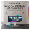 LG 40U990A-W 40" IPS Curved Ultrawide 5K2K Thunderbolt Height adjustable Monitor with Speakers