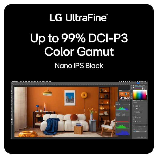 LG 40U990A-W 40" IPS Curved Ultrawide 5K2K Thunderbolt Height adjustable Monitor with Speakers