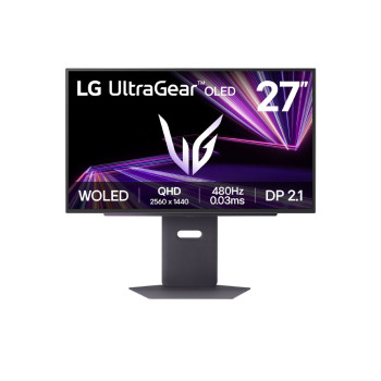 Refurbished LG UltraGear 27GX790A-B 27" OLED Quad HD 480Hz 0.03ms Freesync Premium Height Ajdustable Gaming Monitor
