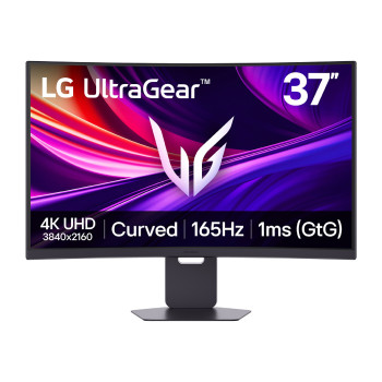 Refurbished LG UltraGear 37G800A-B 37" UHD 4K 165Hz 1ms USB-C Height Adjustable Curved Gaming Monitor