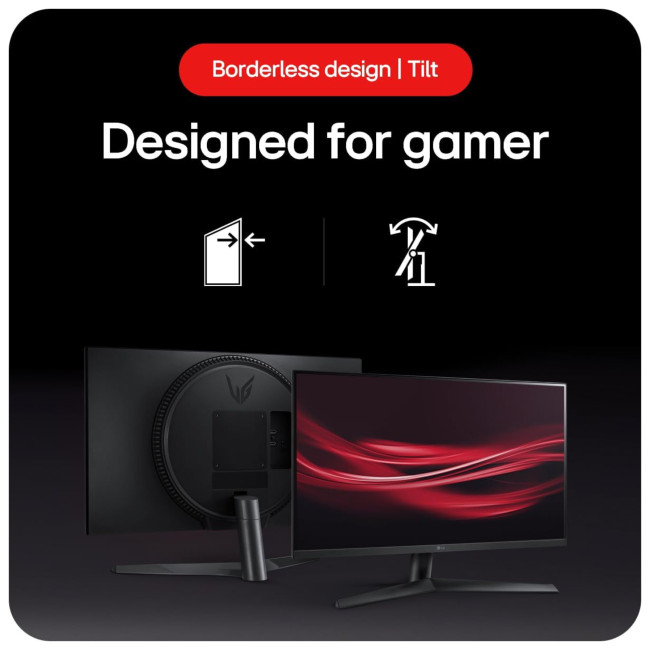 LG UltraGear 27GS60F-B 27" 1920 x 1080 Full HD IPS 180Hz G-Sync Gaming Monitor