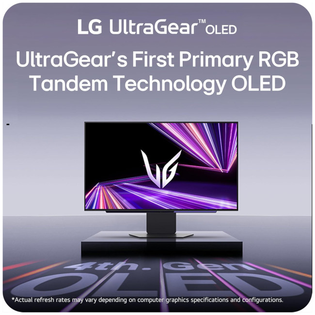 LG UltraGear 27GX700A-B 27" OLED Quad HD 280Hz 0.03ms Freesync Premium Pro Gaming Monitor