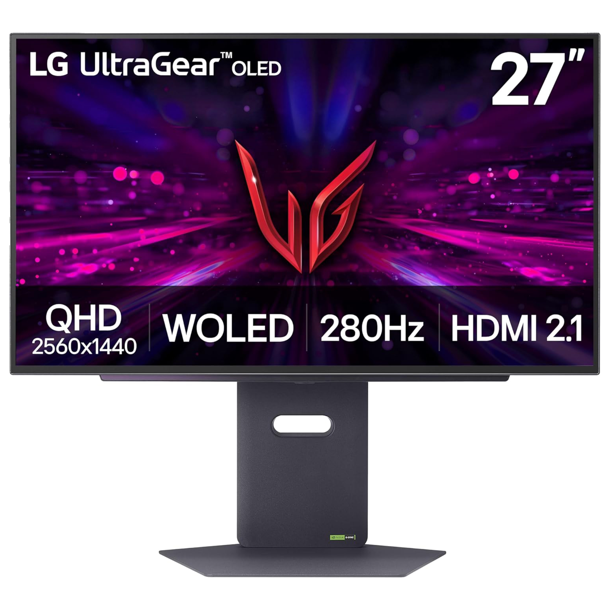 Refurbished LG UltraGear 27GX700A-B 27" OLED Quad HD 280Hz 0.03ms Freesync Premium Pro Gaming Monitor