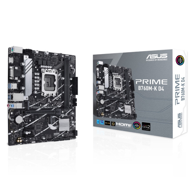 ASUS PRIME B760M-K D4 micro ATX LGA 1700 Motherboard
