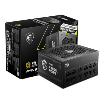MSI MAG A750GL 750W Fully Modular 80+ Gold PCIe 5.0 Power Supply