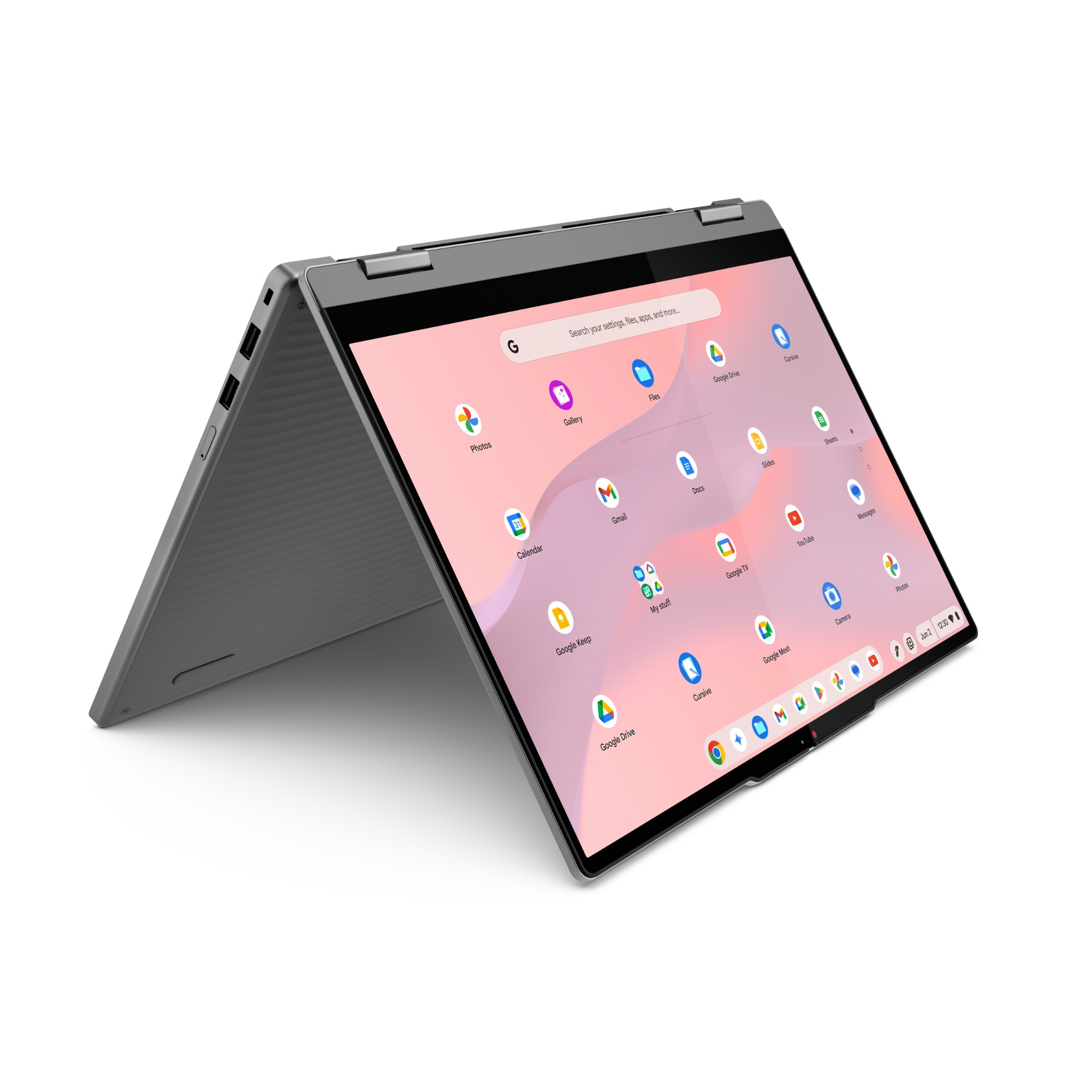 Lenovo Grey Chrome 14Iru10 Intel Core 5 120U Chromebook 8Gb Ram 128Gb Ufs 14" Touchscreen Wuxga Chromeos - 83Ll0002uk