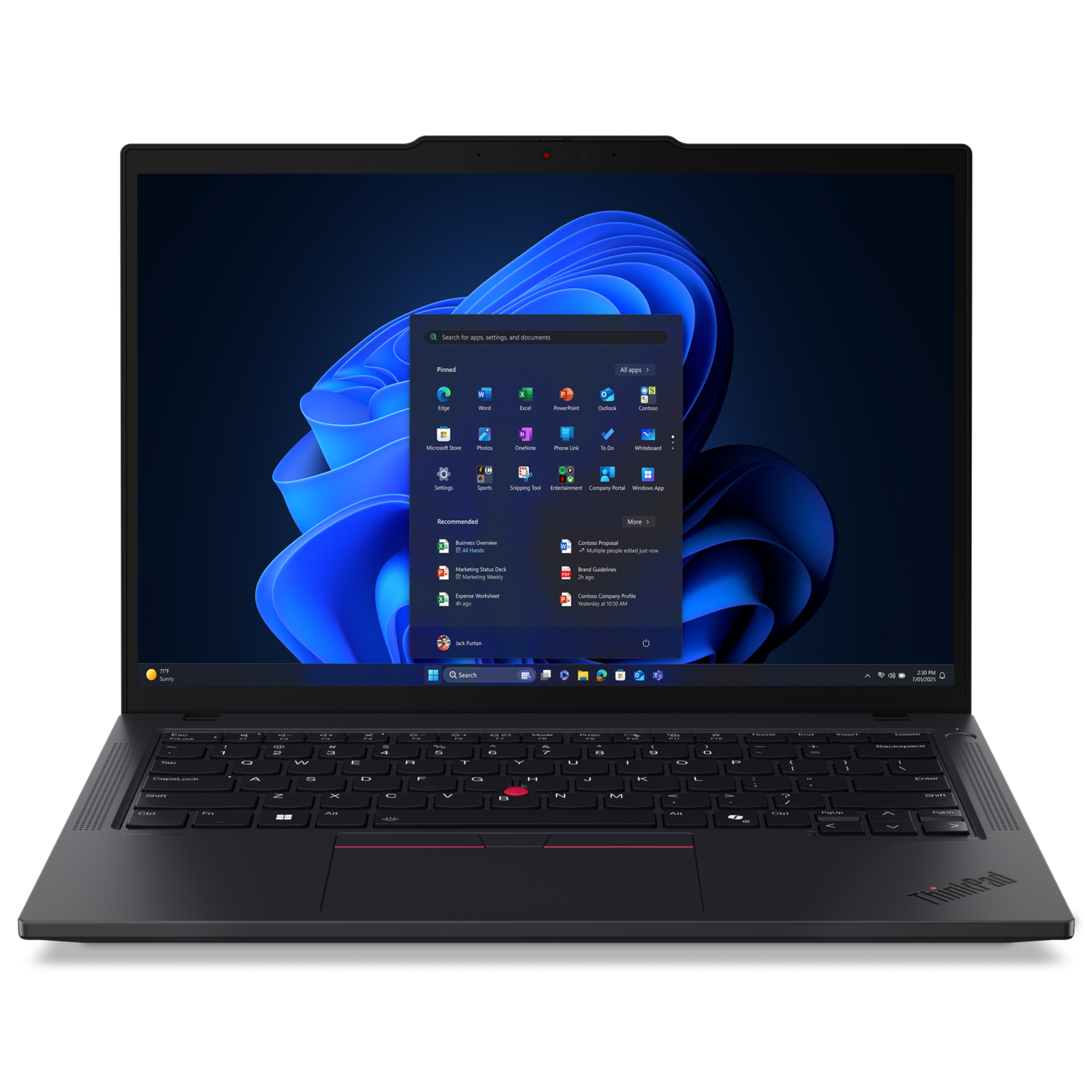 Lenovo ThinkPad T14 Gen 6 14" Intel Core Ultra 5 226V 16GB RAM 512GB SSD Windows 11 Pro Copilot+ Buisness Laptop
