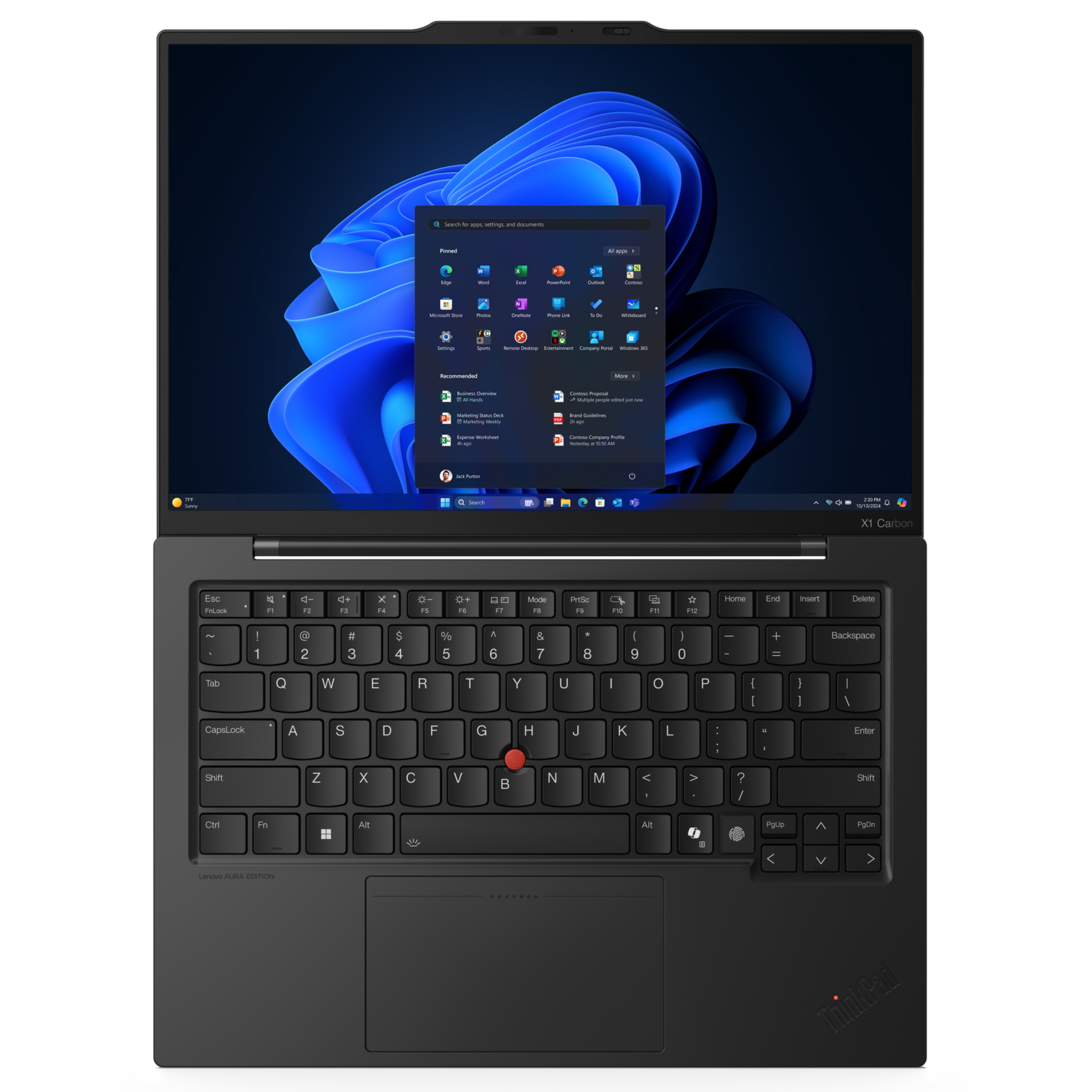 Lenovo ThinkPad X1 Carbon, Intel i7, 16GB/512GB Business Laptop