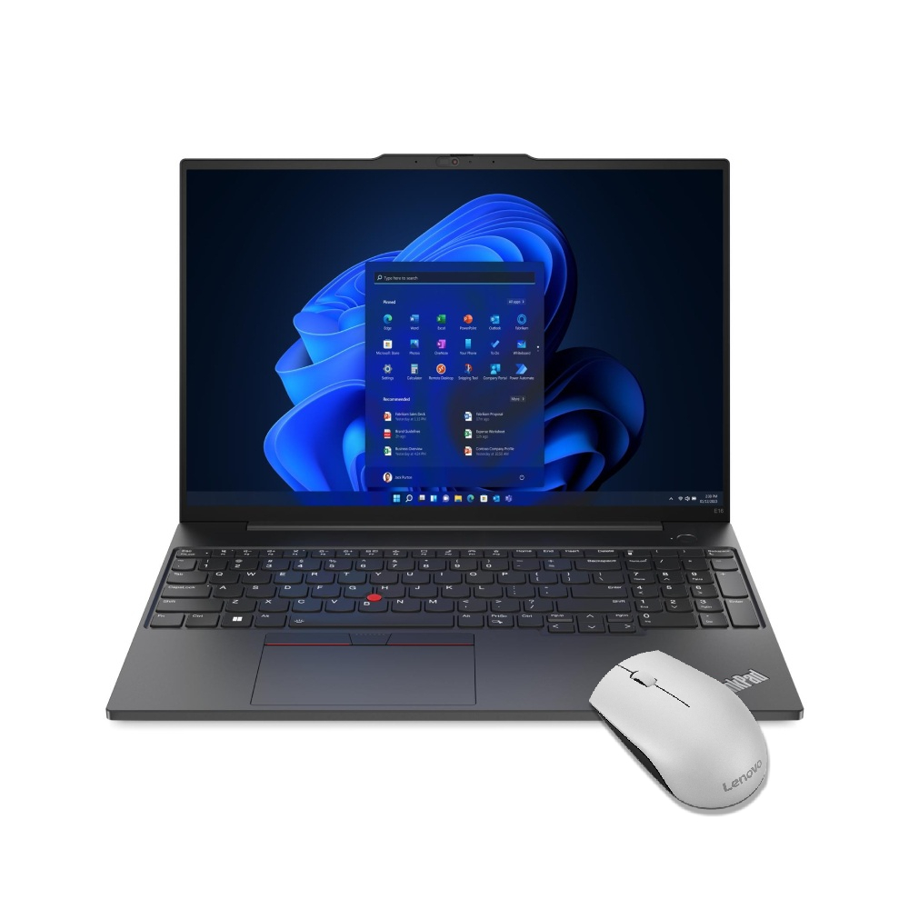 Lenovo ThinkPad E16 Gen 1 Intel Core i3-1315U 8GB RAM 256GB SSD 16" Windows 11 Pro Business Laptop + Mouse