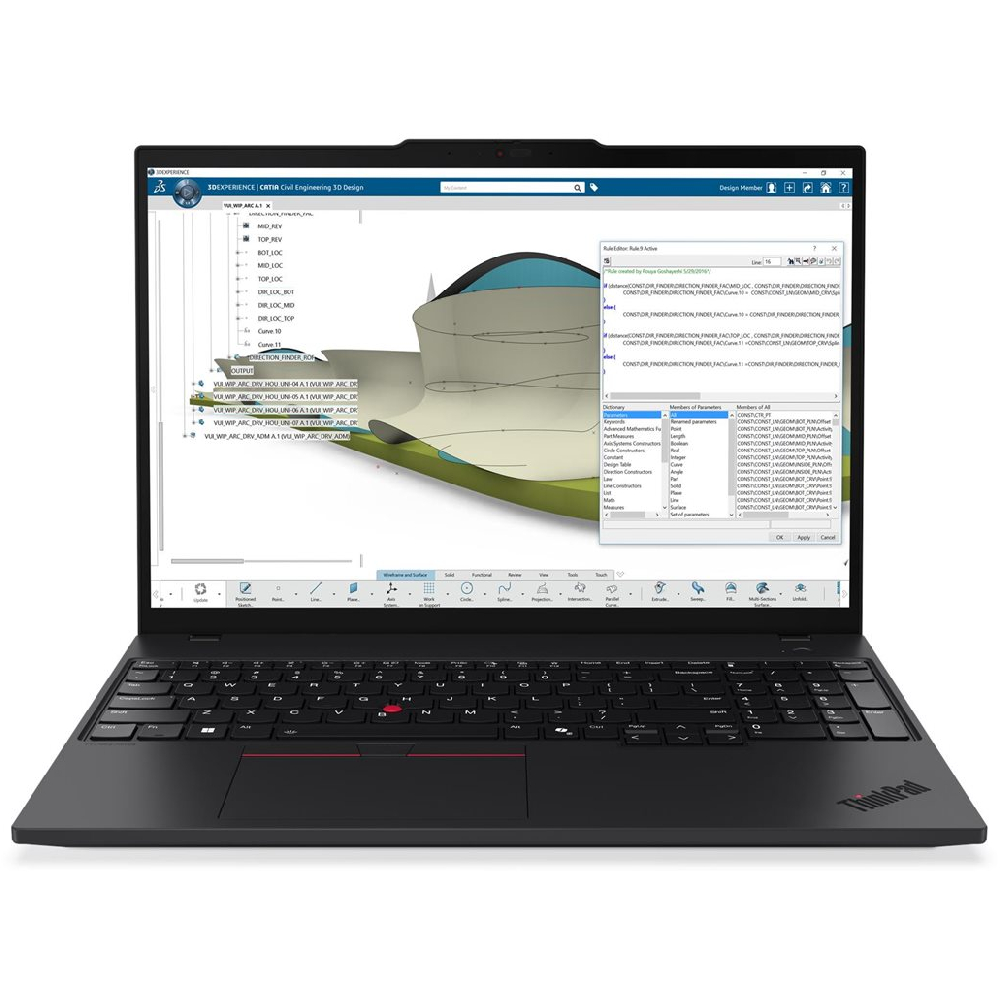Refurbished Lenovo ThinkPad P16s Gen 4 Intel Core Ultra 7 255H Mobile Workstation 16GB RAM 512GB SSD 16" RTX PRO 500 Blackwell Windows 11 Pro Laptop