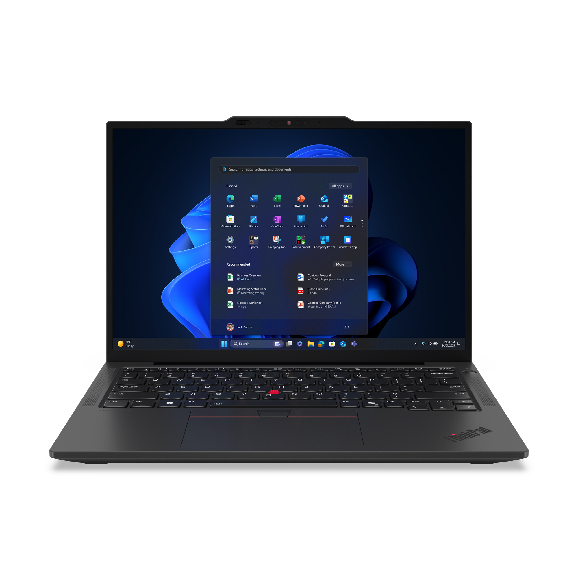 Refurbished Lenovo ThinkPad X13 Gen 6 Intel Core Ultra 5 225U 16GB RAM 256GB SSD 13.3" Windows 11 Home Laptop