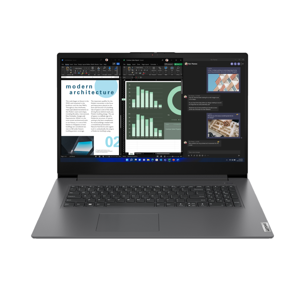 Refurbished Lenovo V17 G4 IRU Intel U300 8GB RAM 512GB SSD 17.3" NO OS Laptop