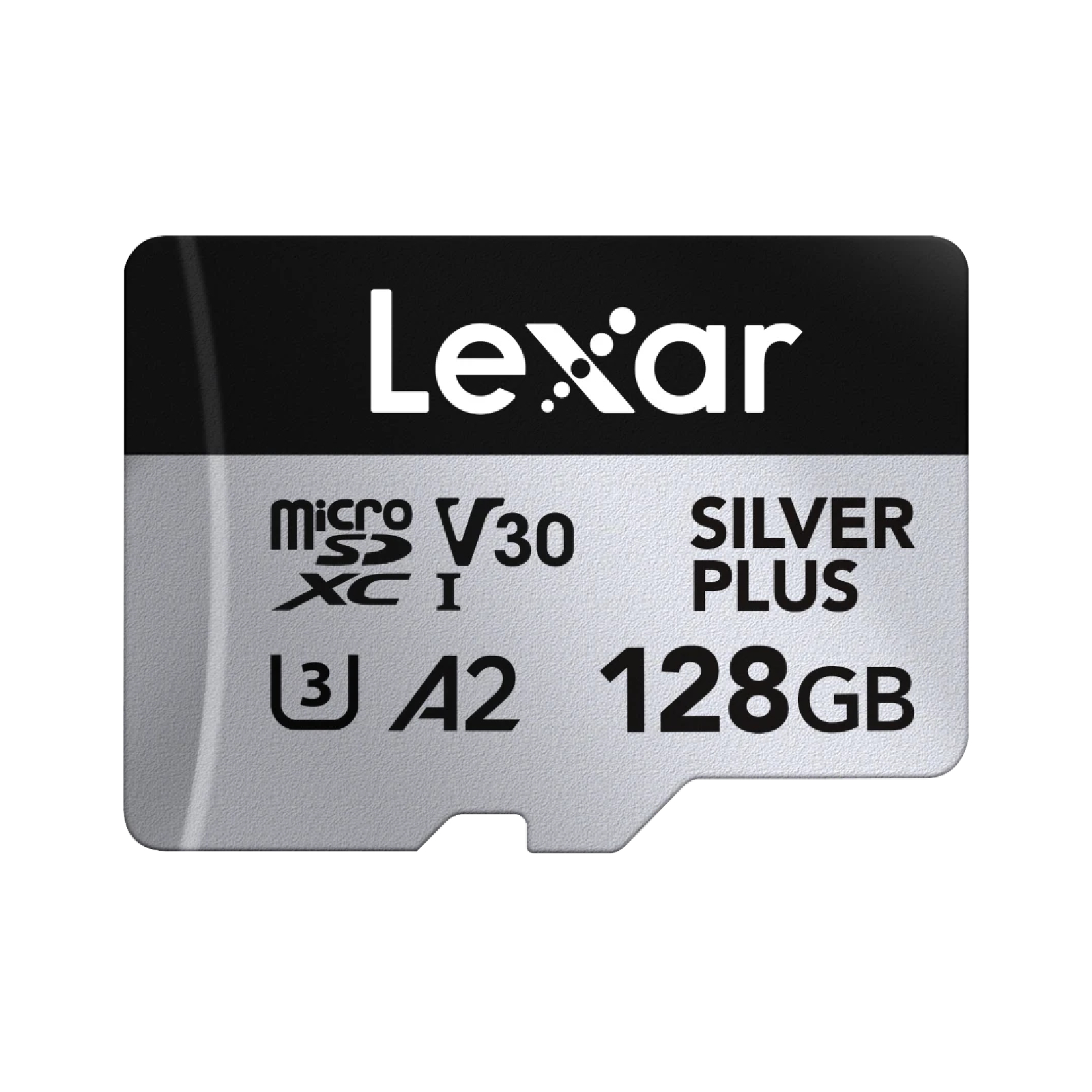 Lexar 128GB Professional Silver Plus microSDXC UHS-I Memory Card