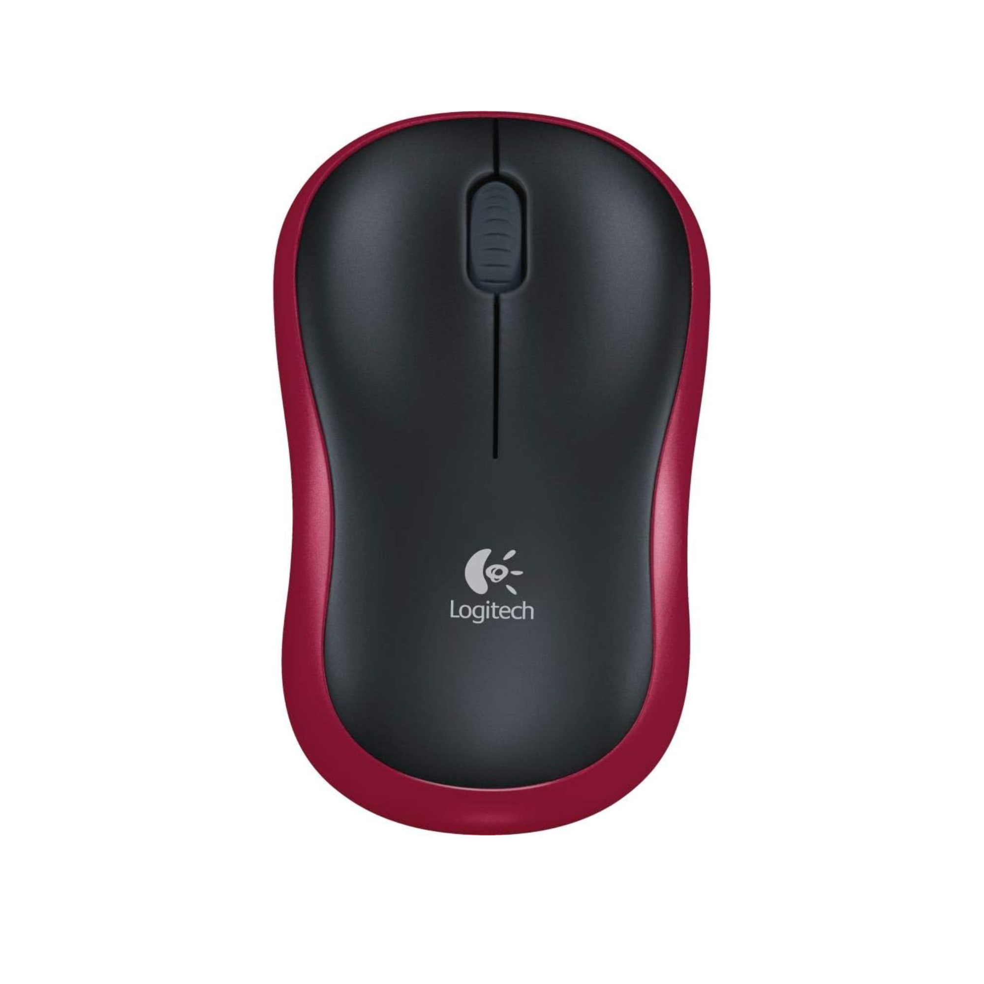 Logitech M185 RF Wireless Optical 1000 DPI Mouse - Red
