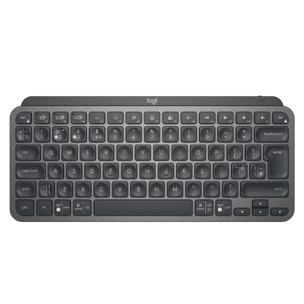 Logitech MX Keys Mini Minimalist Wireless Illuminated Keyboard - Graphite