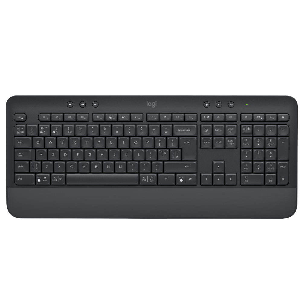 Logitech Signature K650 wireless keyboard Bluetooth full-size US QWERTY grey - Image 5