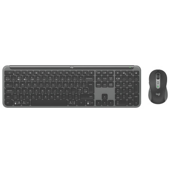 Logitech Signature Slim Combo MK950 4000 DPI Wireless Keyboard & Mouse Set - Graphite