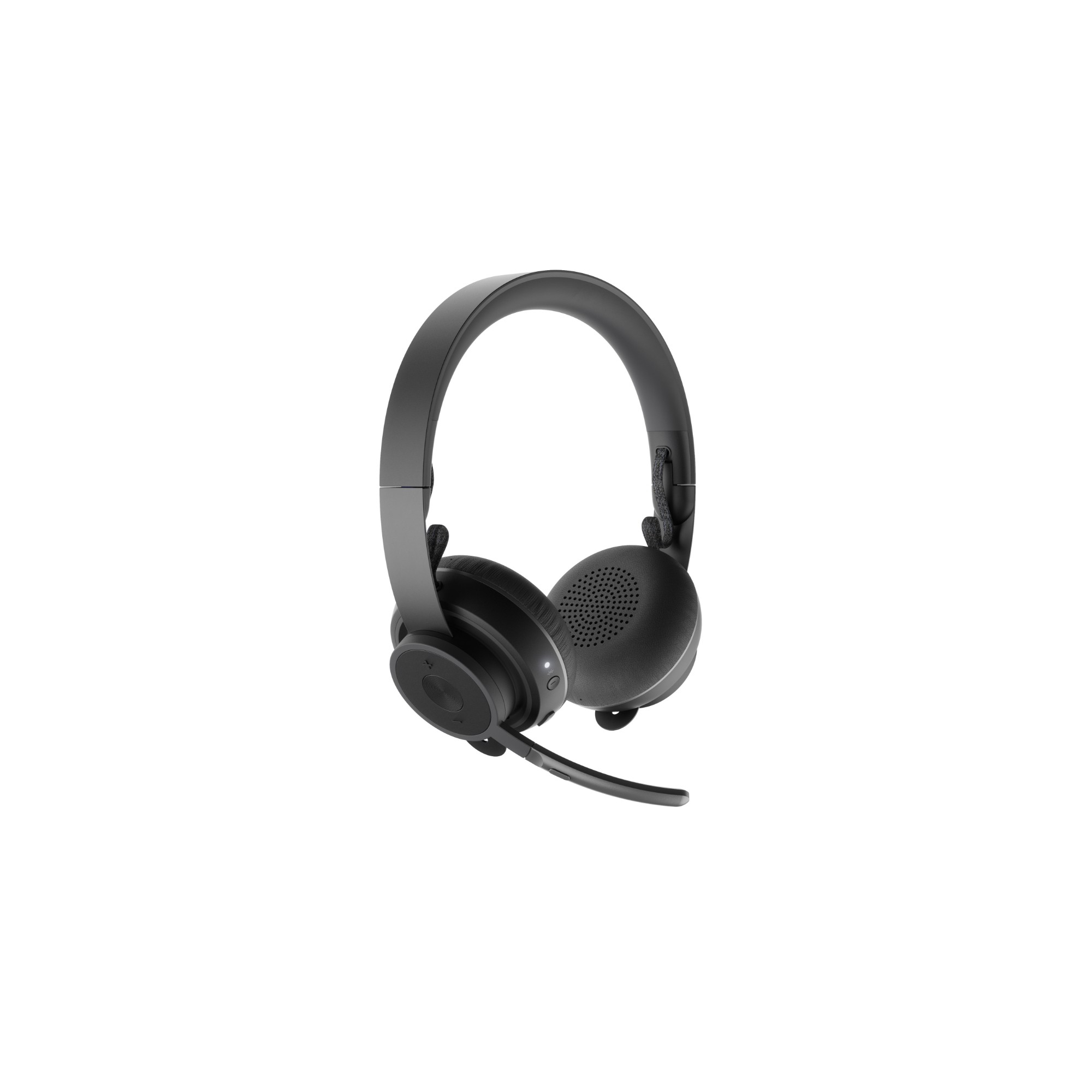 Logitech Graphite Zone Wireless Uc Bluetooth On-Ear Headset With Active Noise Cancellation