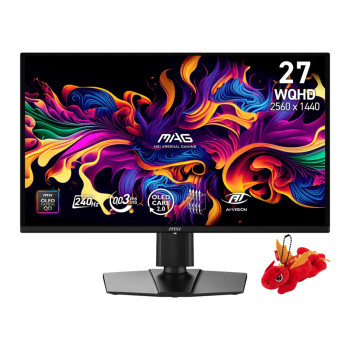 MSI MAG 274QP QD-OLED X24 27" QD-OLED Quad HD 240Hz 0.03ms Height Adjustable Gaming Monitor