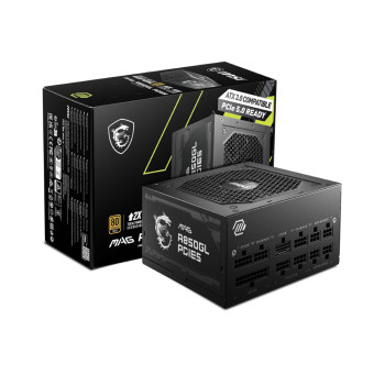 MSI MAG A850GL 850W ATX 3.0 Full Modular 80+ Gold PCIe 5.0 Compact Power Supply