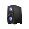 MSI MAG FORGE 100R Mid Tower Tempered Glass ATX Gaming PC Case - Black
