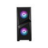 MSI MAG FORGE 100R Mid Tower Tempered Glass ATX Gaming PC Case - Black