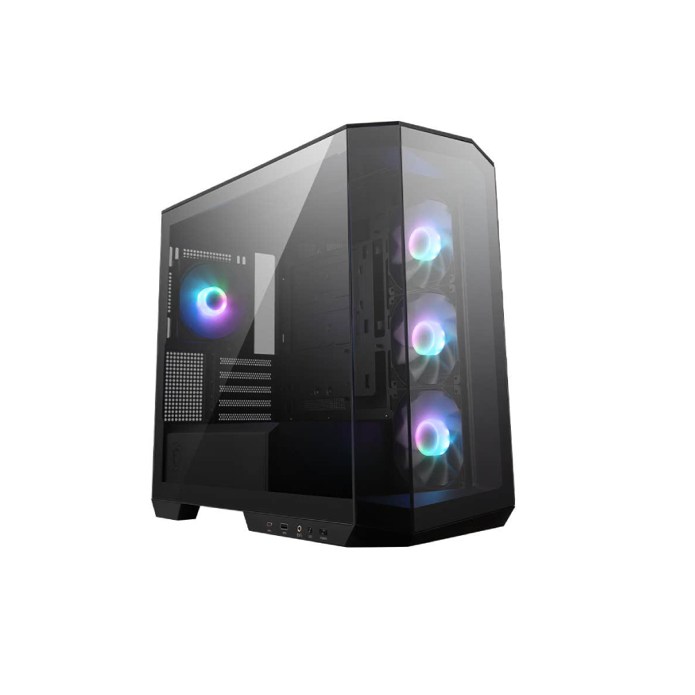 MSI MAG PANO M100R PZ Micro-ATX Tower Tempered Glass Gaming PC Case - Black
