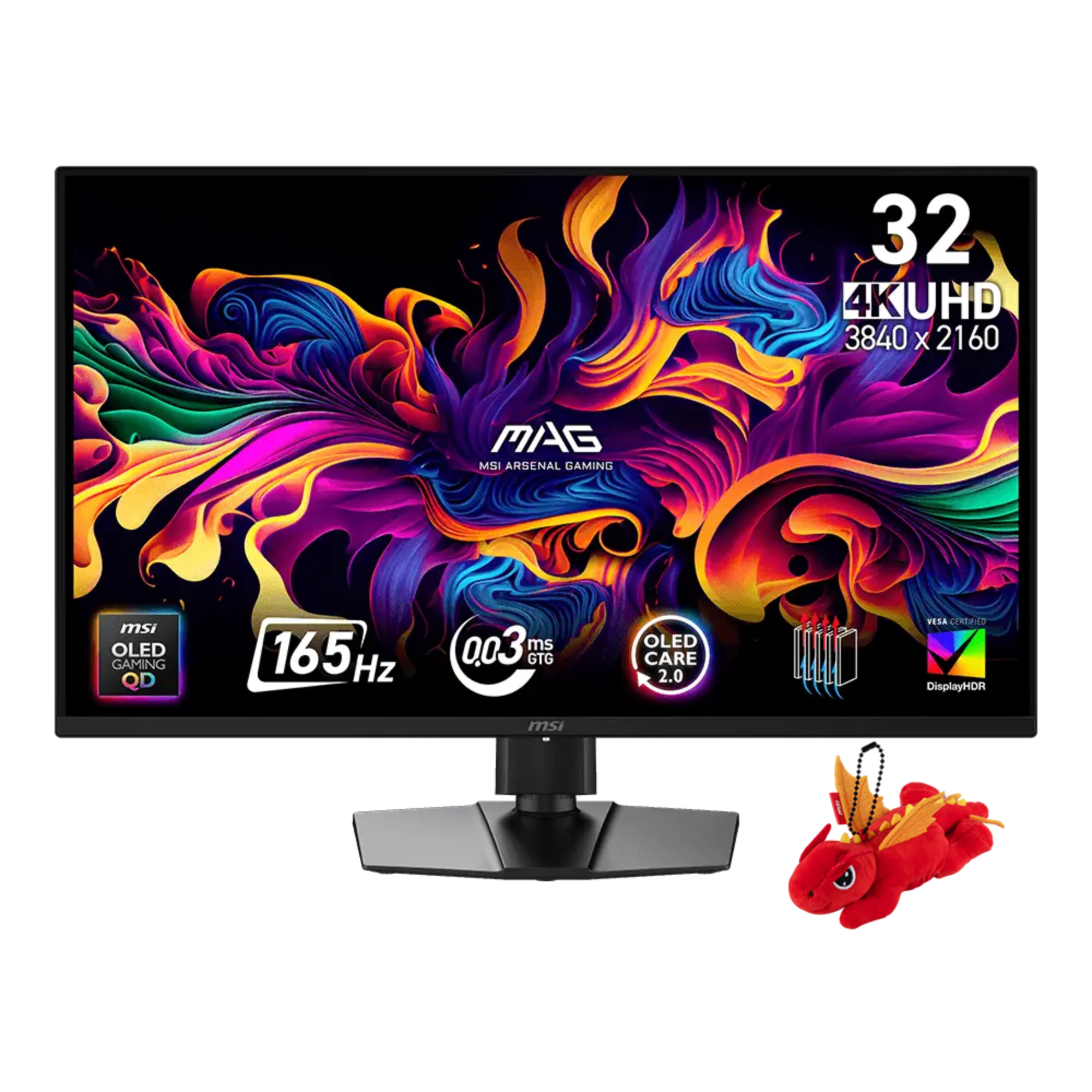 Msi Black Mag 322Up Qd-Oled E16 31.5" 4K Ultra Hd Oled 165Hz 0.03Ms Usb-C Freesync Height Adjustable Gaming Monitor - Image 14