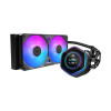 Cooler Master MasterLiquid 240 Atmos II LCD AIO Liquid CPU Cooler - Black