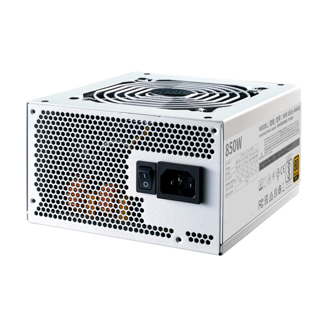 Cooler Master MWE Gold 850 V2 850W ATX 3.1 80 PLUS Gold PSU Power Supply - White