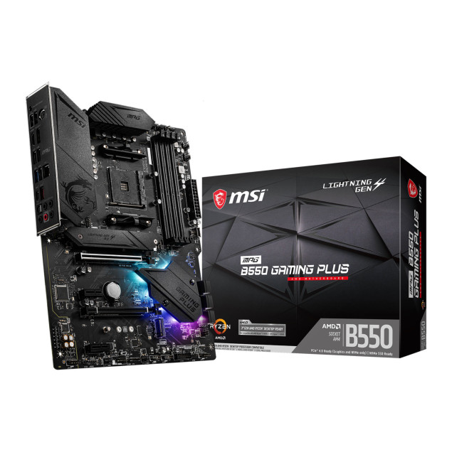 MSI AMD B550 MPG GAMING PLUS Socket AM4 DDR4 ATX Motherboard